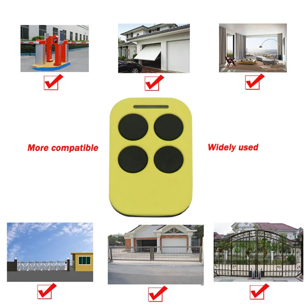 For CARDIN S435 S449 S486 S476TX2 TXQ Garage Door Remote Control Gate CARDIN 433.92 868 MHz Opener Controller Rolling Code Clone