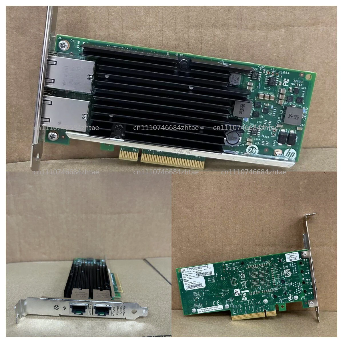 Suitable for X540 X550-T2PCIE dual port 10 Gigabit desktop network interface card NAS four port Gigabit i350-T4 electrical port