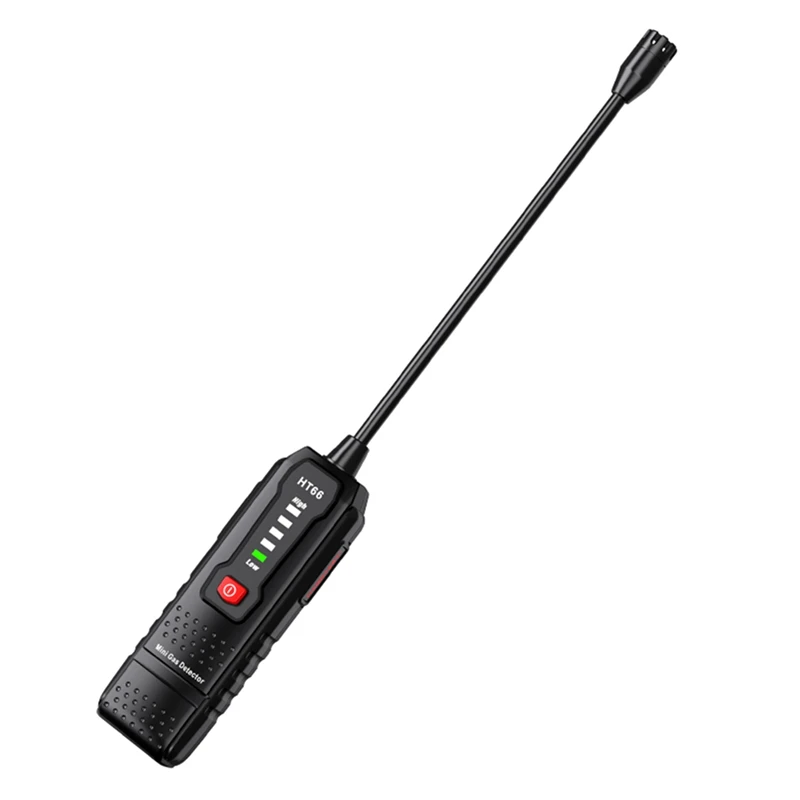 HT66 Combustible Gas Leak Detector 50-1000PPM Sound Alarm Mini Household Handheld