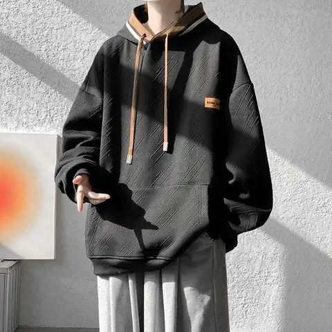 Herrtröjor Off White Hoodie Roliga kläderbjudanden Enkel koreansk stil pastellfärgad sweatshirt Billiga hiphop-huvtröjor för män 10 best sales tomma hoodies - №4