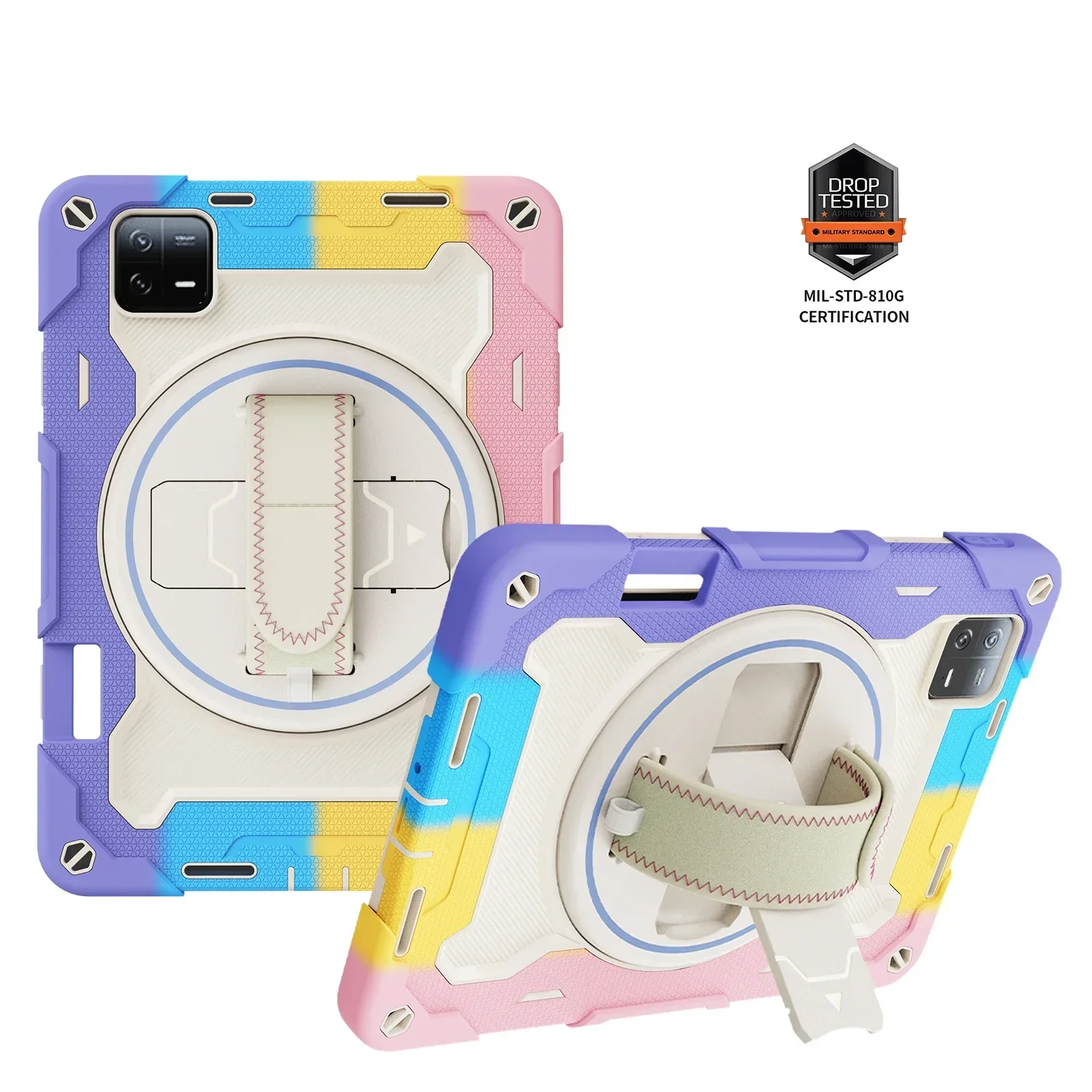 Case For Xiaomi Pad 6 5/Pad 6 5 Pro 11 inch Pad 6s Pro 12.4 inch Shockproof Stand Cover For Redmi Pad 10.6 2022 SE 11 inch 2023