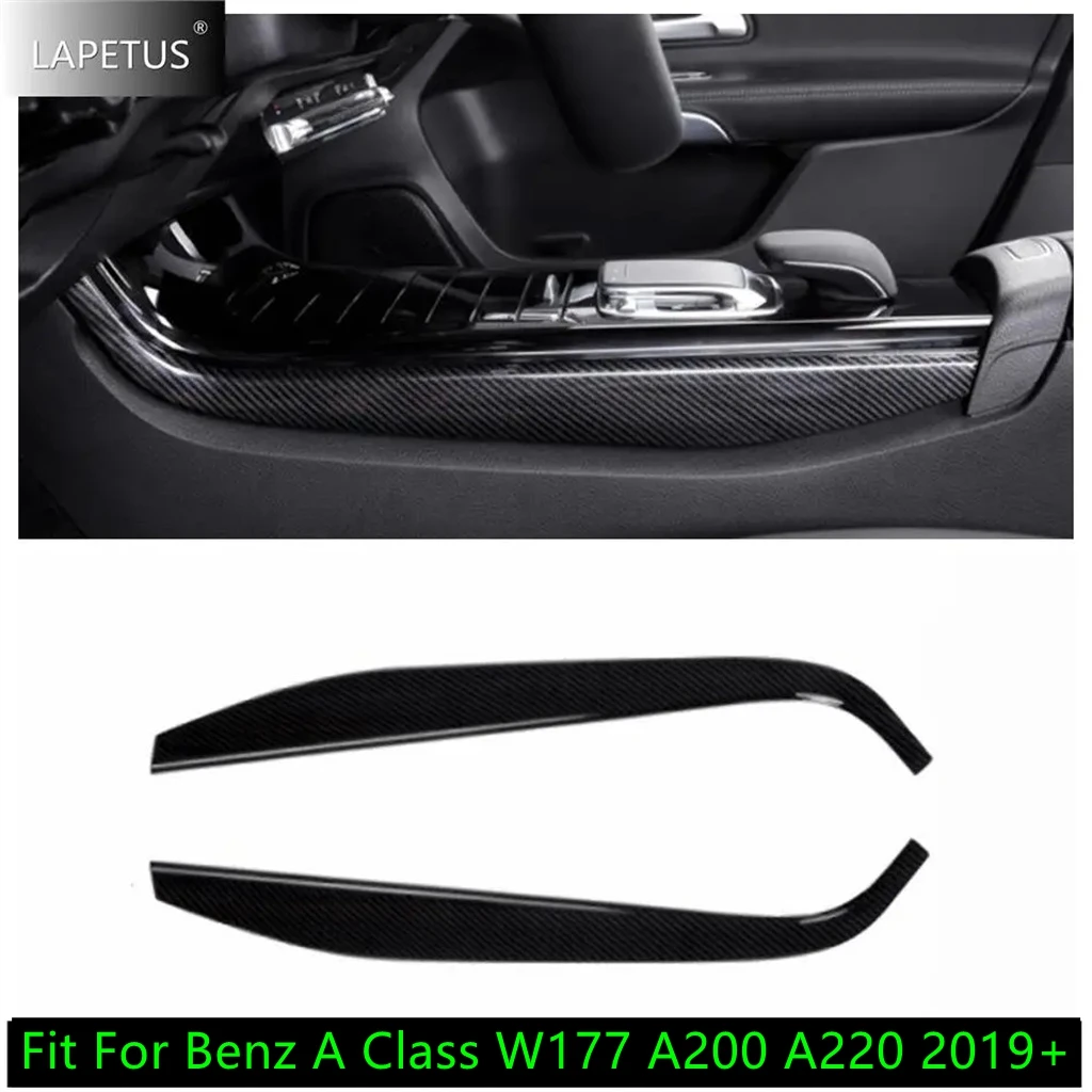 

Carbon Fiber Auto Accessories Center Control Shift Gear Panel Strip Cover Cover Trim For Benz A Class W177 A200 A220 2019 - 2024