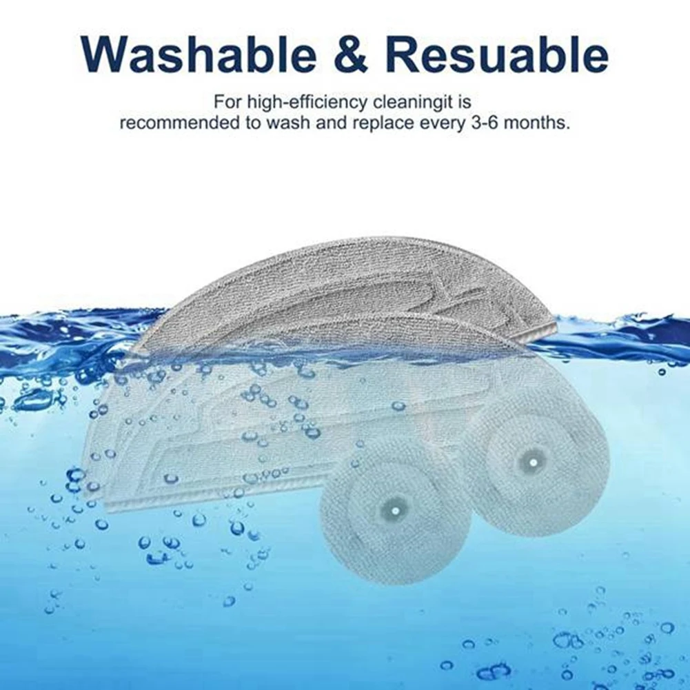 Roborock S8 Maxv Ultra/S8 Max Ultra 로봇 진공 청소기 액세서리 교체 부품 Rag Edge Mopping Cloths 용 ABXH