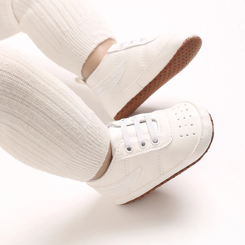 Baby-Sneaker mit weicher Sohle, Neugeborenen-Laufschuhe, rutschfeste PU-Leder-Freizeitschuhe für Kleinkinder von 0-18 Monaten, für Jungen und Mädchen. – Detail 19