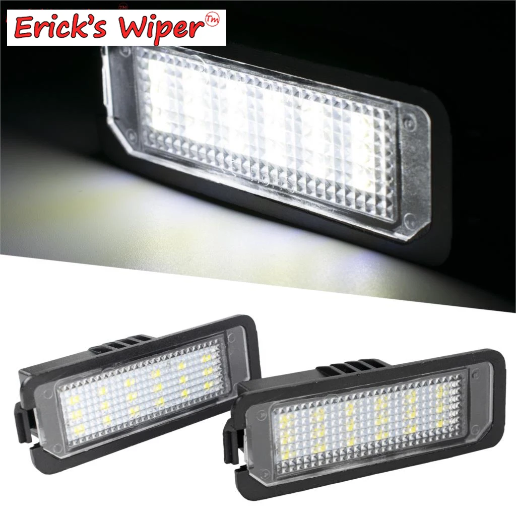 

Erick's Wiper 2x 12V 18 светодиодных автомобильных номерных знаков, задние фонари, лампы для VW GOLF 4 5 6 Passat B6 Lupo EOS Beetle Polo