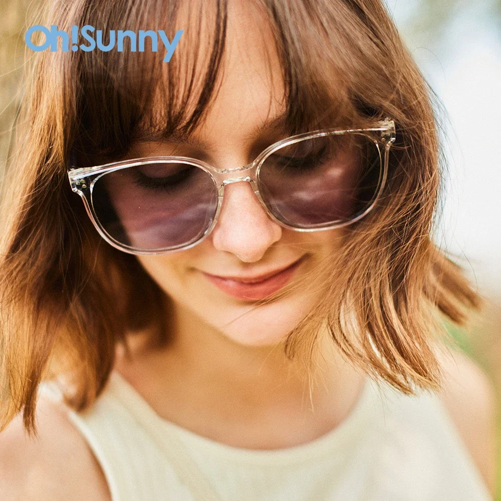 

Ohsunny Unisex Protective Sunglasses Polarized Sun Protection Goggles Driving Anti-ultraviolet Anti-blue Discolora sunglasses