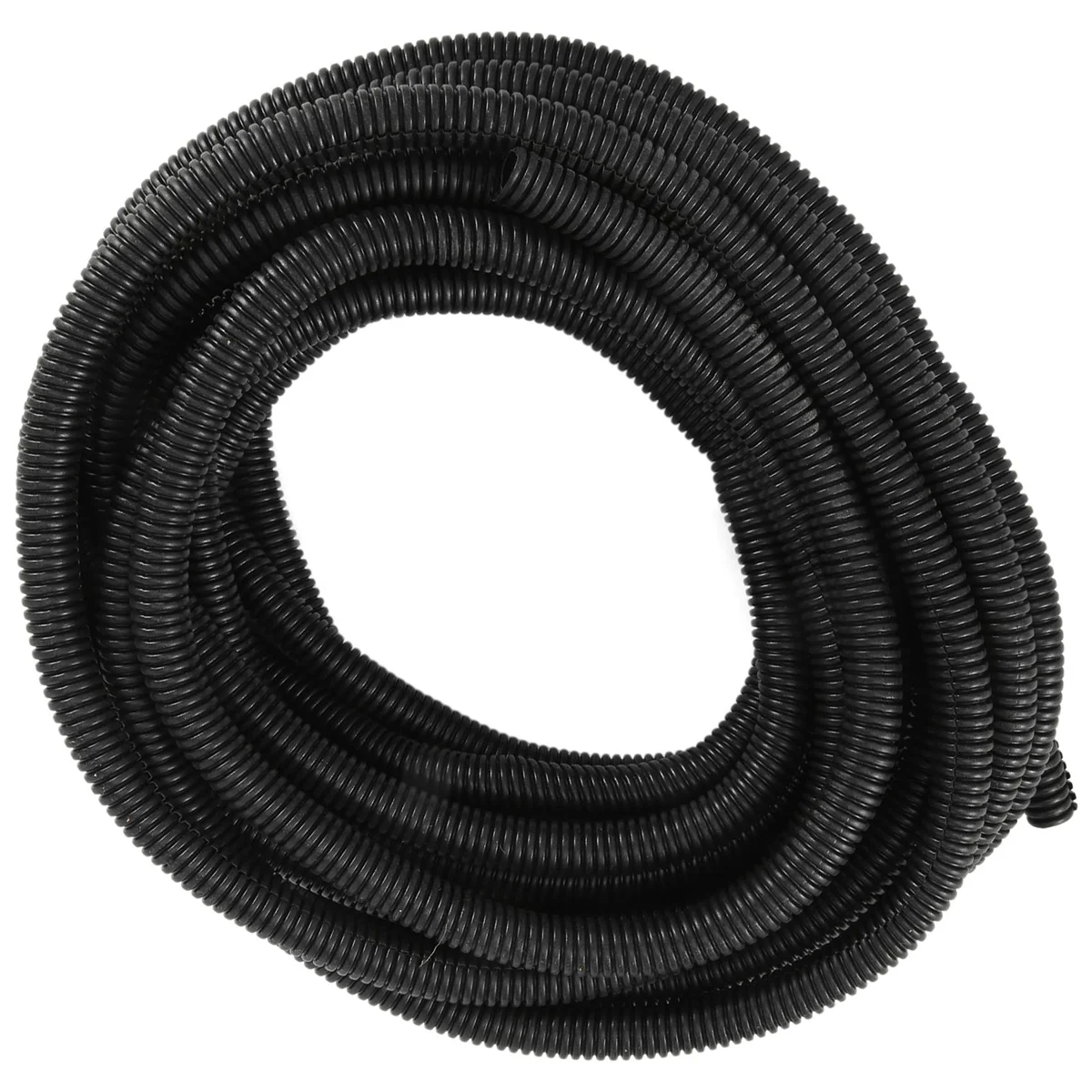 25 Ft Split Wire Loom Conduit Polyethylene Tubing Black Color Sleeve Tube DY