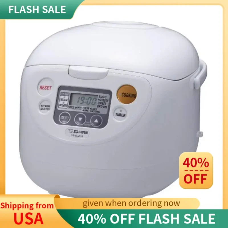 

Zojirushi NS-WAC18-WD 10-Cup (Uncooked) Micom Rice Cooker and Warmer