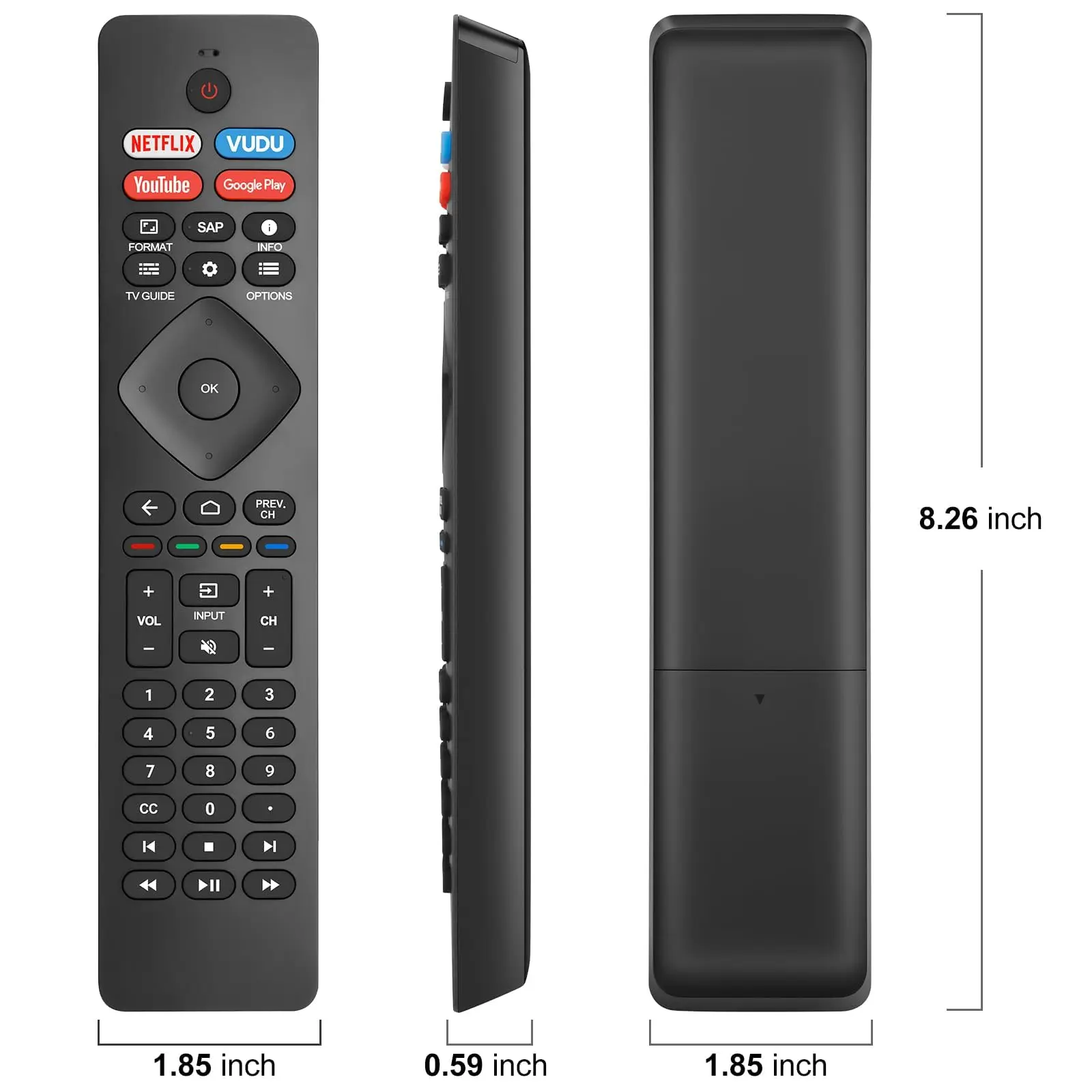 RF402A-V14 Replacement for Philips Smart TV Remote Control ,Universal for Philips 4K UHD Android Smart TVs