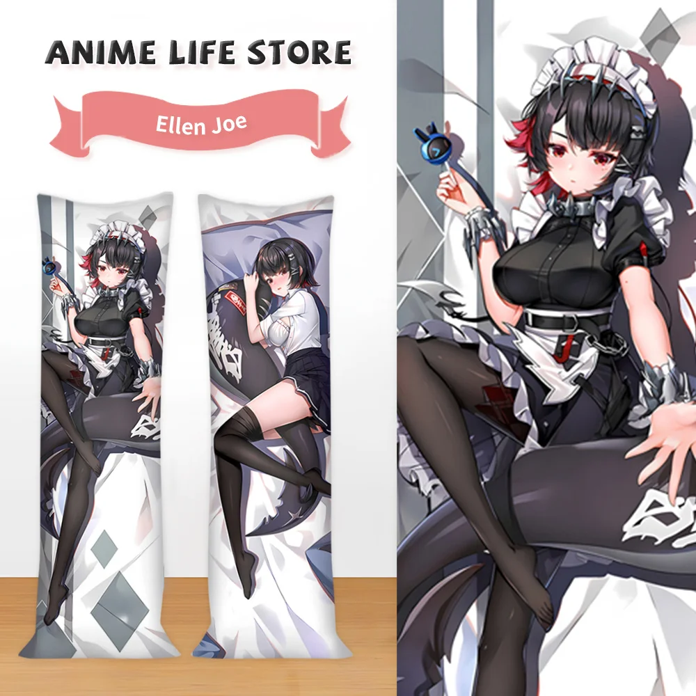 أنيمي إلين جو الجسم المخدة Dakimakura غطاء Personalizadas المعانقة الجسم تأثيري الدعائم Otaku الفراش وسادة تغطي 50x150