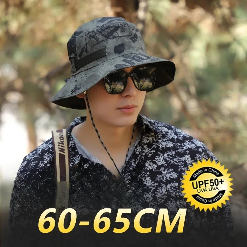 

Outdoor Large Brimmed Fishing Hat Mountain Leisure Travel Sun Protection Sports Activities Quick-drying Breathable Hunting Hat