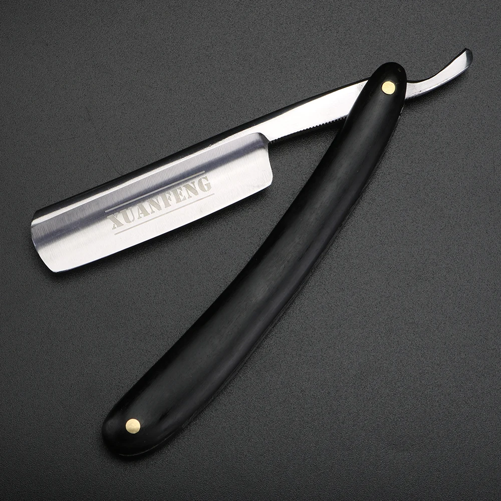 XUAN FENG Traditional Folding Shaver Hardened Steel High Hardness Sharp Straight Shaver Men's Shaver