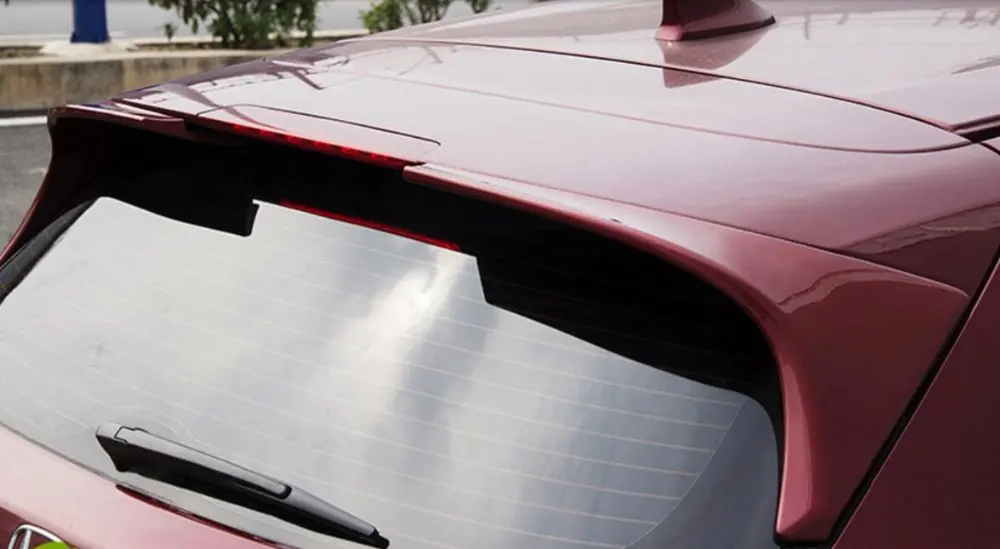 Suitable for RQXR unpainted ABS tail wing rear spoiler roof visor for honda vezel hrv 2pcs