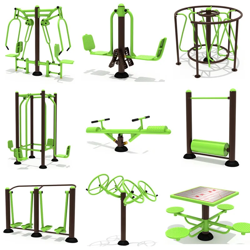 2025 Residential Outdoor Fitness Equipment - Ergonomic Steel Design for Elderly & Special Needs Users