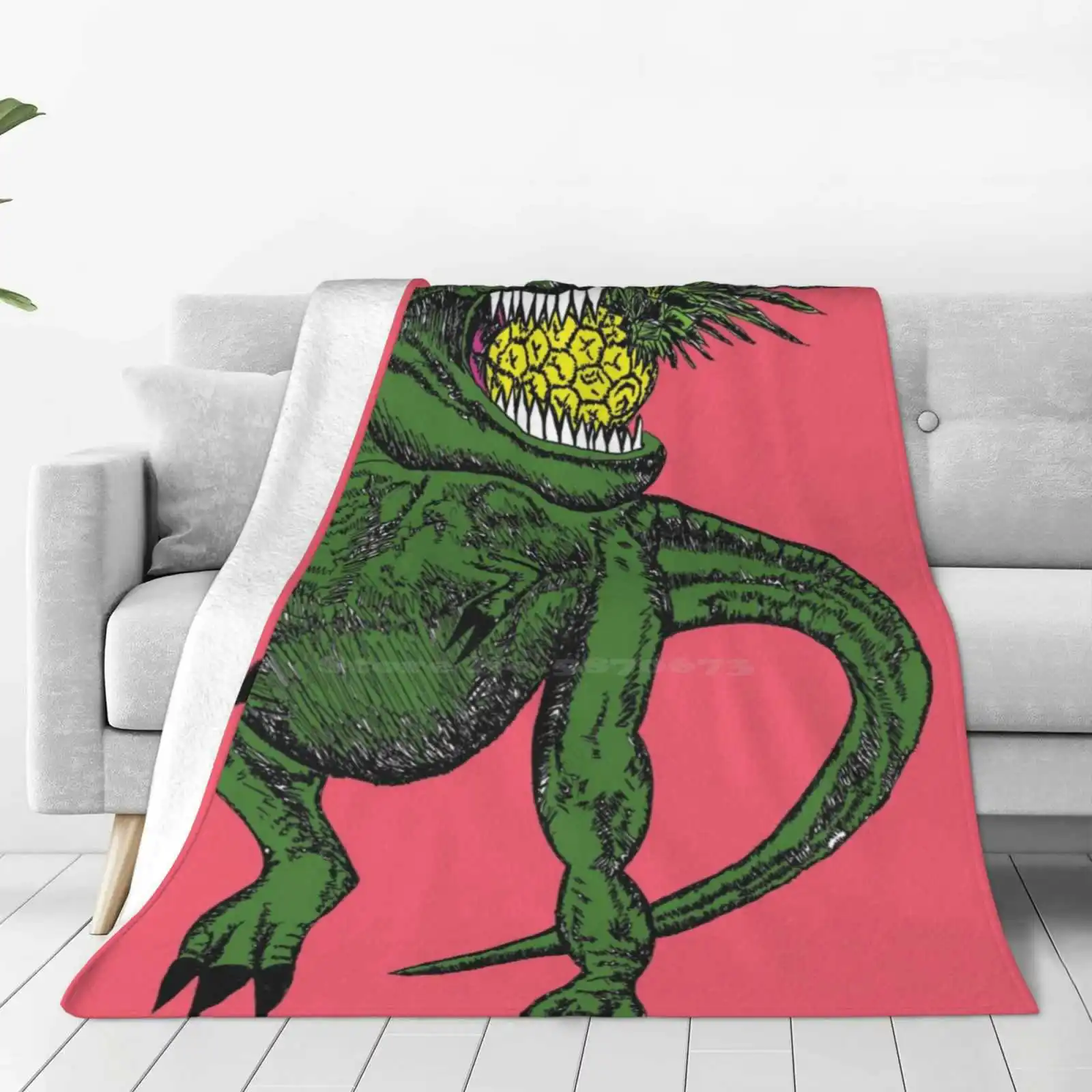 Dinosaur Creative Design Light Thin Soft Flannel Blanket T Rex Tyrannosaurus Rex Panda Drawings Line Drawing Dinosaur Drawing