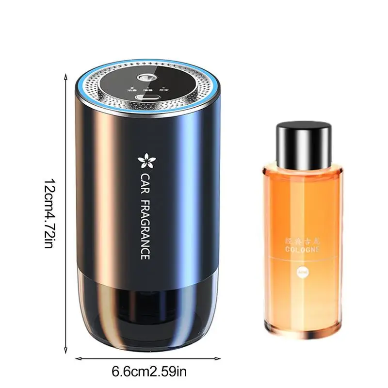 Difusor de Perfume de coche inteligente ajustable, espray de Ambiente de aromaterapia, salida de ventilación automática de aluminio, humidificador de olor, 168g