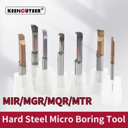 1 pes Hard Small Hole Boring Tool MTR/MGR/MIR/MQR Tungsten Steel CNC Inner Hole Boring Tool Small Hole Boring Tool