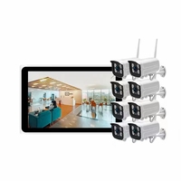 8CH Wireless NVR 3MP CCTV system kit Outdoor IR Night Vision IP Wifi Camera Security Cameras Surveillance Tuya App