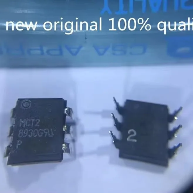 5PSC New Original  QTC-MCT2 MCT2 PHOTOTRANSISTOR OPTOCOUPLER MCT2 DIP-6 DIP6