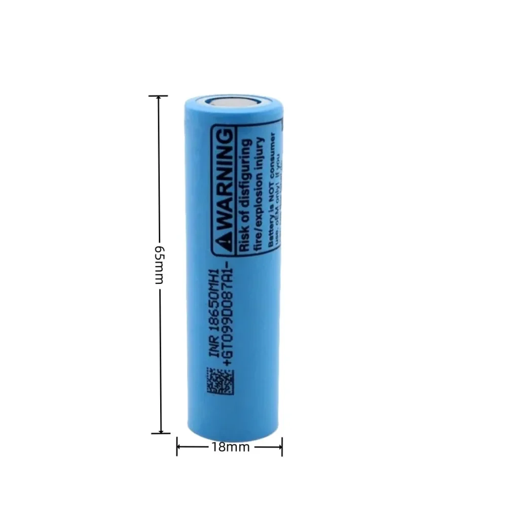 18650 MH1 3.7 V, 3200 mAh rechargeable lithium battery