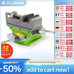 Allsome Étau de Machine 2 Axes 3 inch Étau pour Table croisée Table de fraisage ou Bien Établi