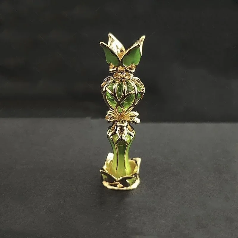 Genshin Impact Sumeru Dendro Element Statue Green Crystal Resin Ornament Fantasy Game Desk Decoration Collection Figure Gift
