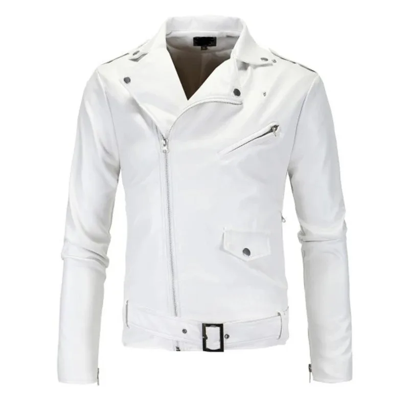 

2025 New The Walking Dead Negan Black White PU Leather Jacket Coat Men Adult Halloween Cosplay Costume Winter Spring Autum☆★ee☆★