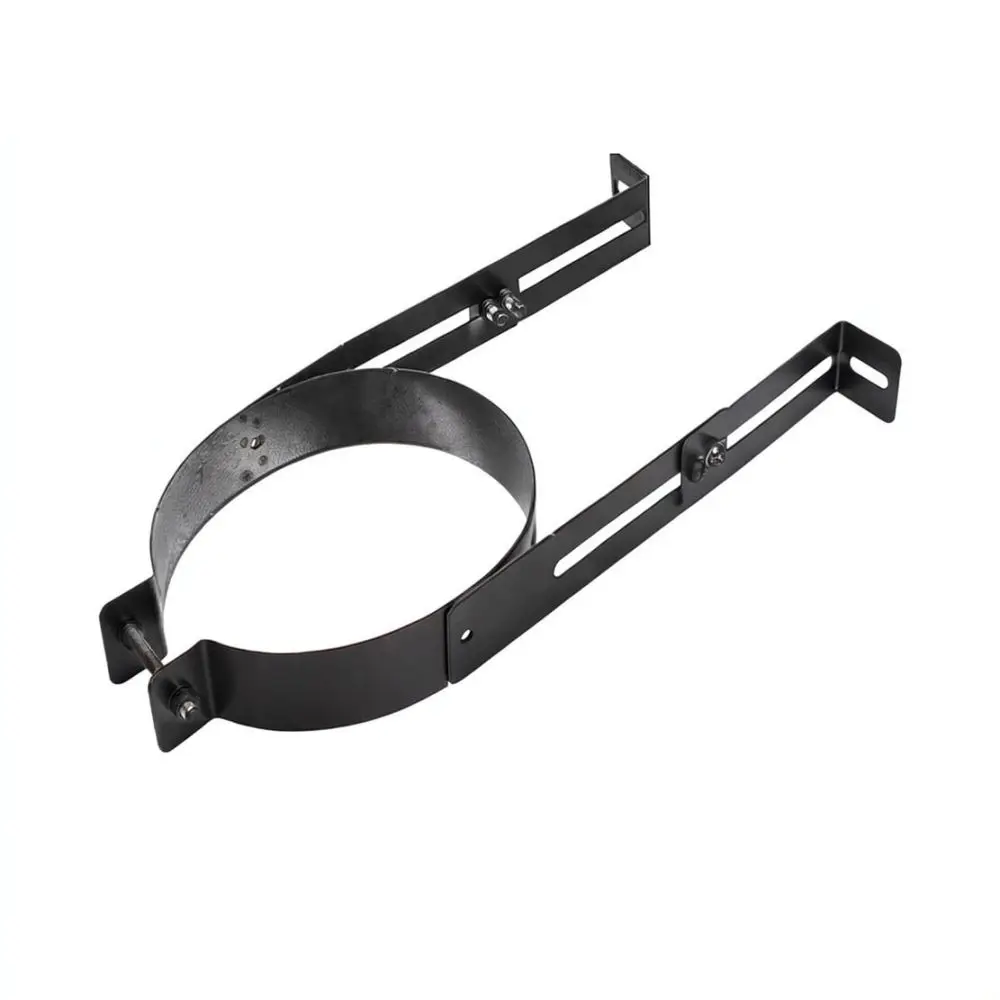 Stainless Steel Flue Pipe Wall Mount Clamp For Wood Stove Fireplace Chimney Exhaust Duct Secure Fixing Bracket