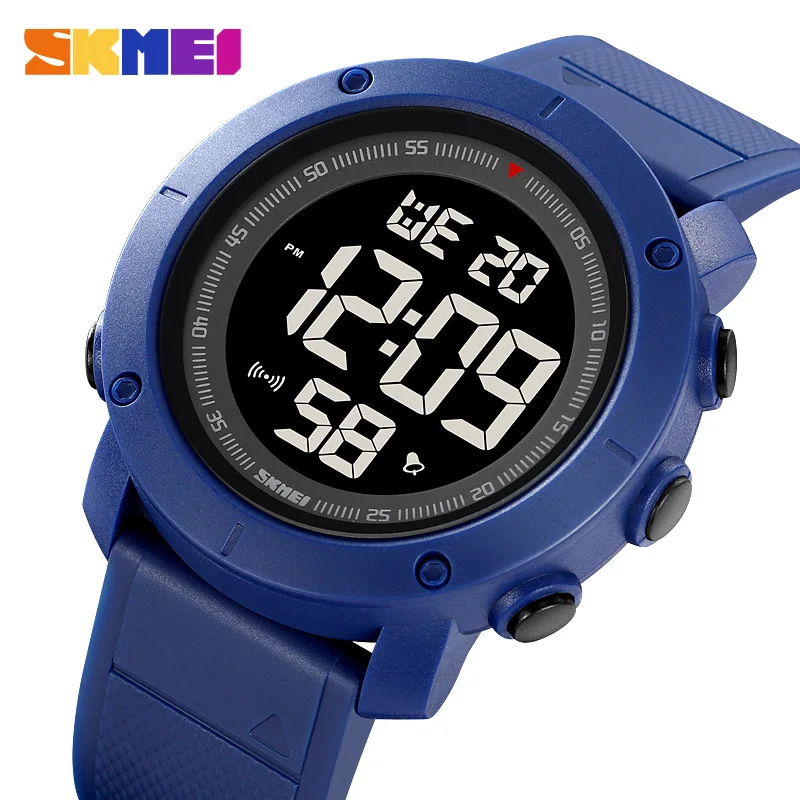 

SKMEI LED Light Display Digital Outdoor Sport Watches Mens Multifunctional Countdown Stopwatch Calendar Wristwatch reloj hombre