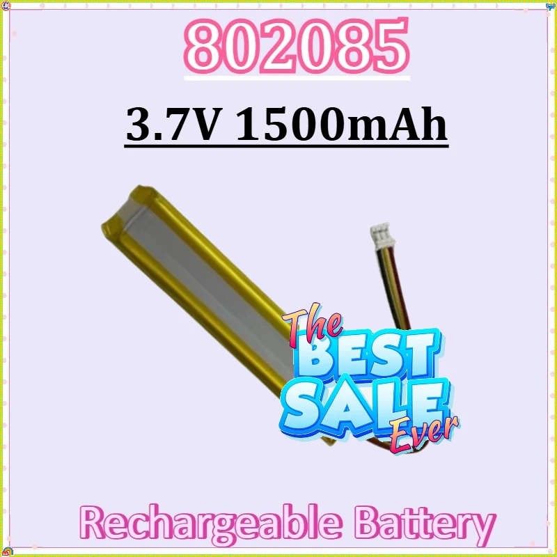 

For Logitech K800 MX KEYS YR0073 533-000221 802085P 533-000177 533-000141 Keyboard Batteries New 802085 3.7V 1500mAh