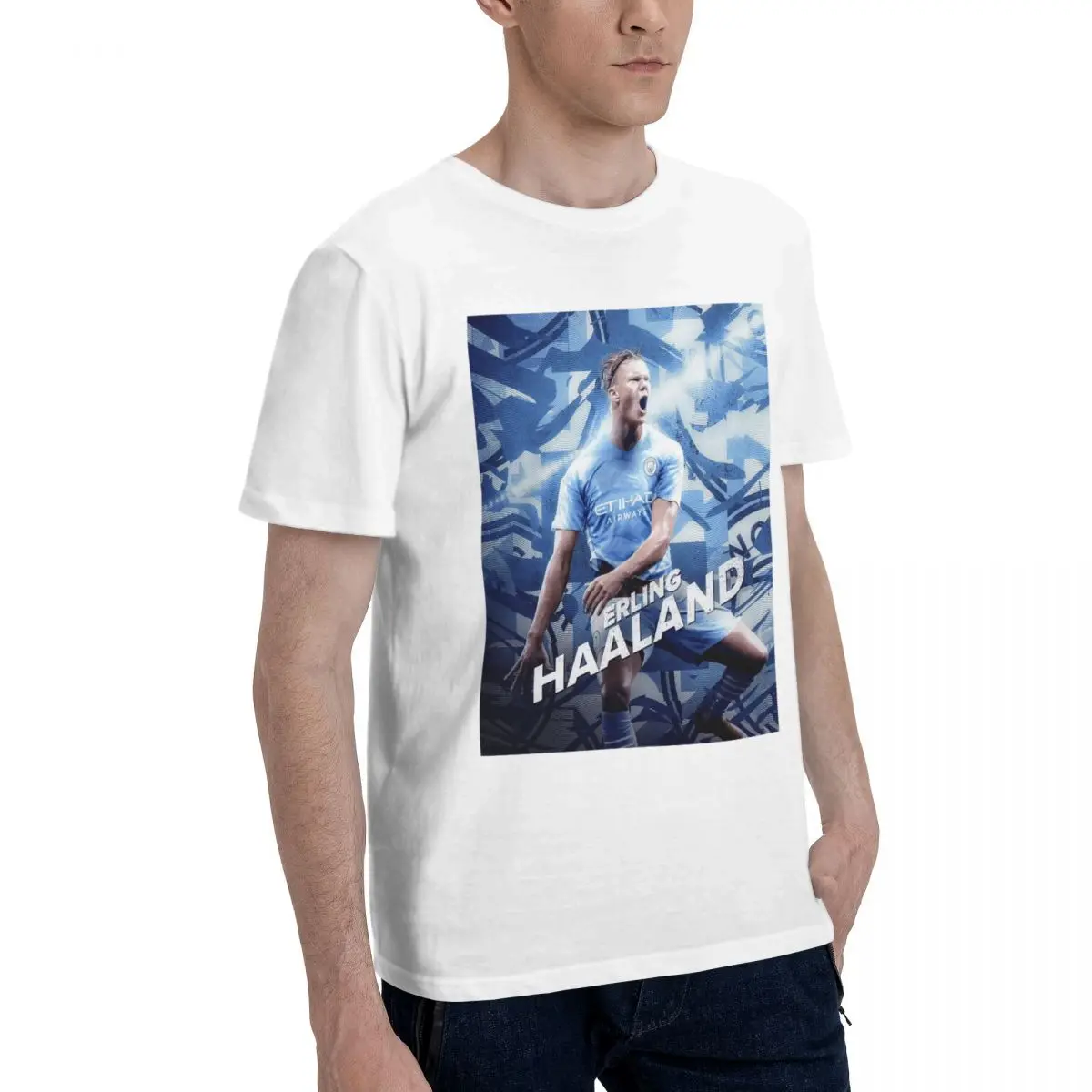Norway U.K. Erlings And Brauts And Haalands And Hﾥlands Soccer Football Team 19 Movement Top tee Travel Novelty Top quality image 2