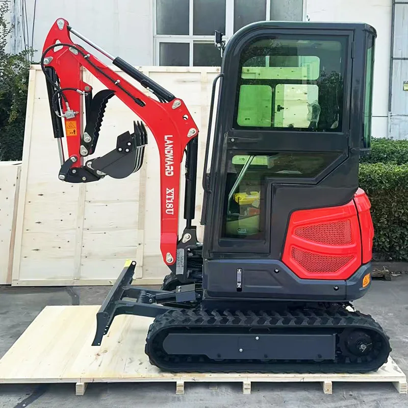 LANDWARD XT18U Mini Excavator 1.8 Ton Bagger China Crawler Excavator Home And Garden Tools Excavators Equipment Custom For Sale