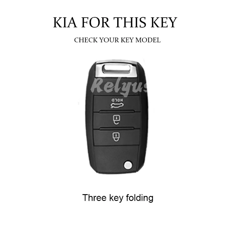 Leather Car Flip Key Case Cover Protect Shell for Kia Rio 3 K2 Ceed Cerato K3 Sportage 4 Picanto K5 Optima Sorento Forte Stinger