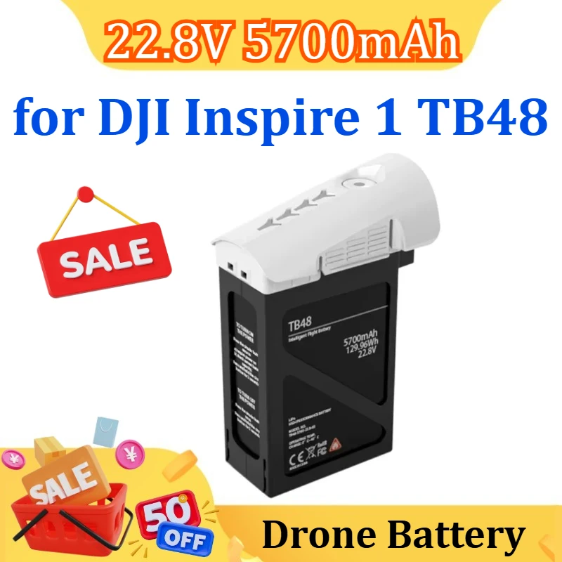 

New for DJI Inspire 1 TB48 Battery 22.8V 5700mAh Intelligent Flight Battery
