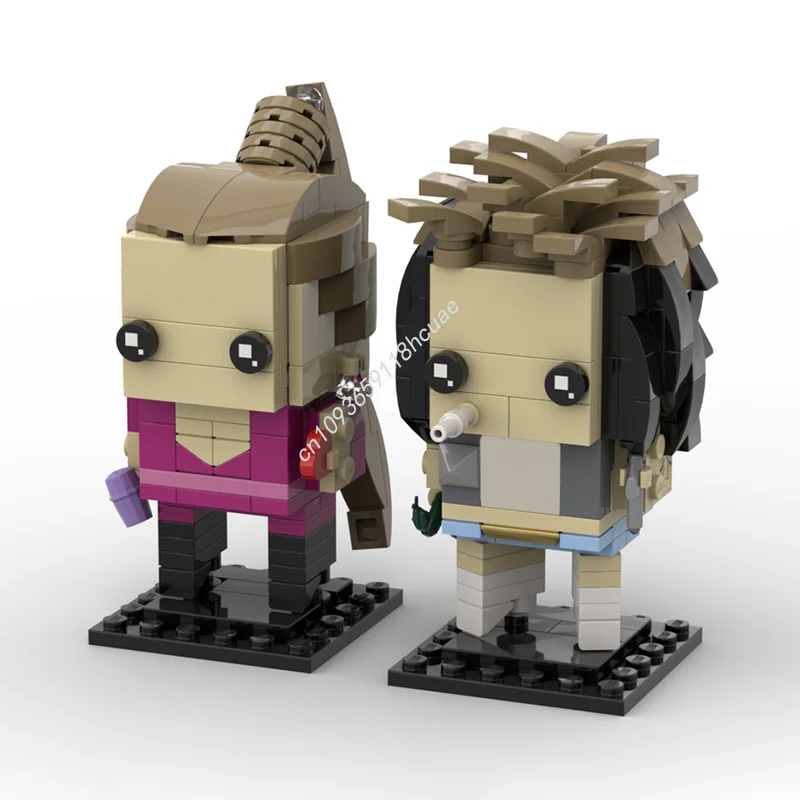 

360pcs MOC Brickheadz Tabita Och Gulletussan Model Building Blocks Construction Christmas Gifts Idea Education Toy Brick