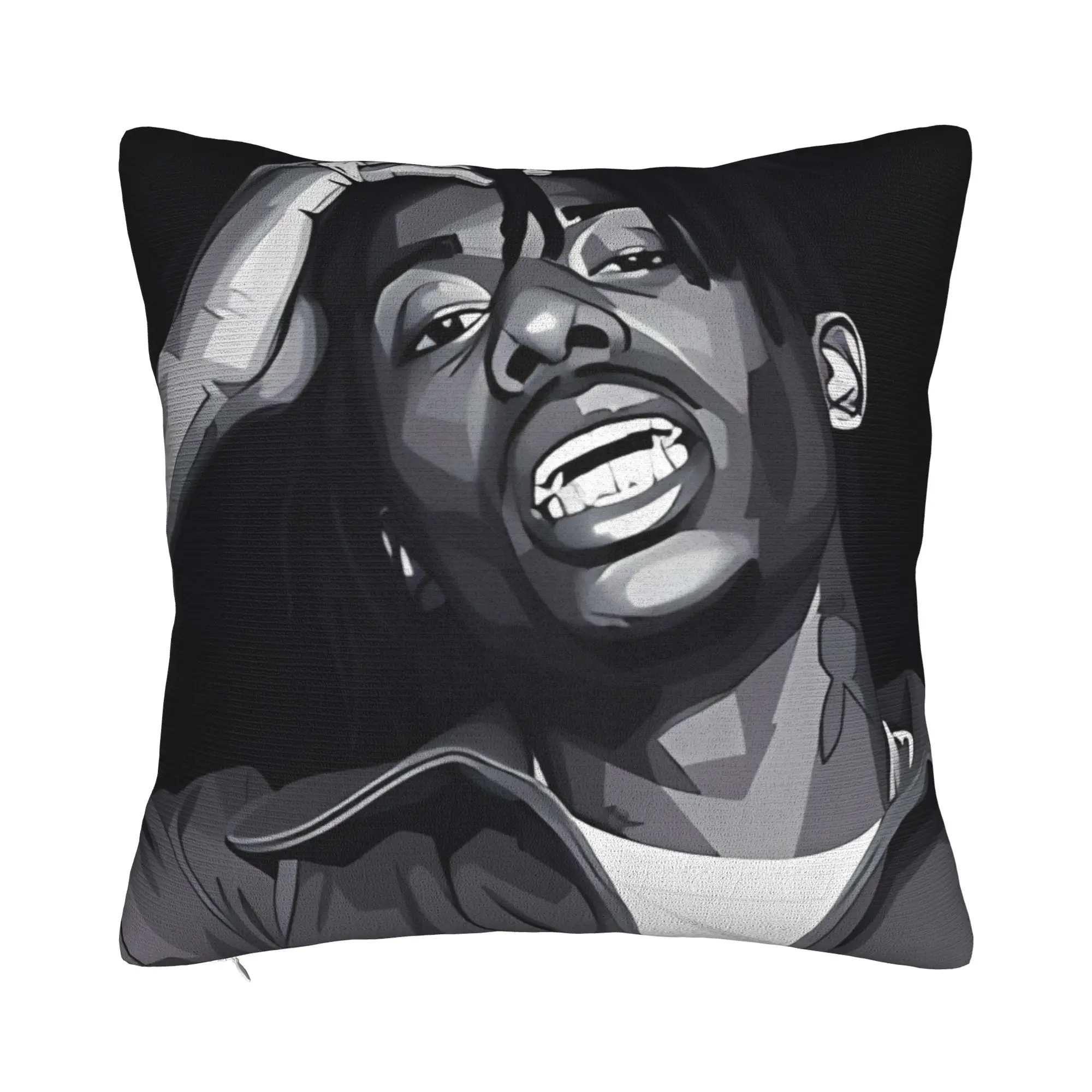 Playboi Carti Glow Eyes1 For Porch Patio Couch Sofa Living Room Outdoor Pillowcases Playboi Carti Pillow Cover Zipper Closure