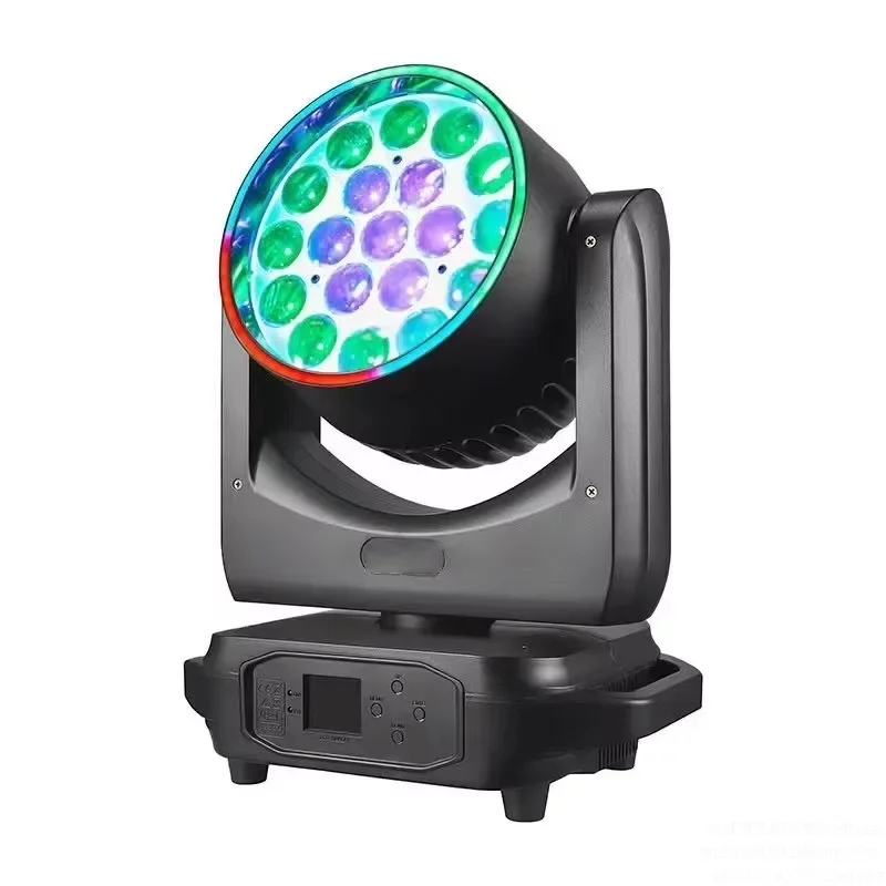 19 15W focusing dyeing shaking head bar clear bar wedding performance dance studio colorful rotating full color beam