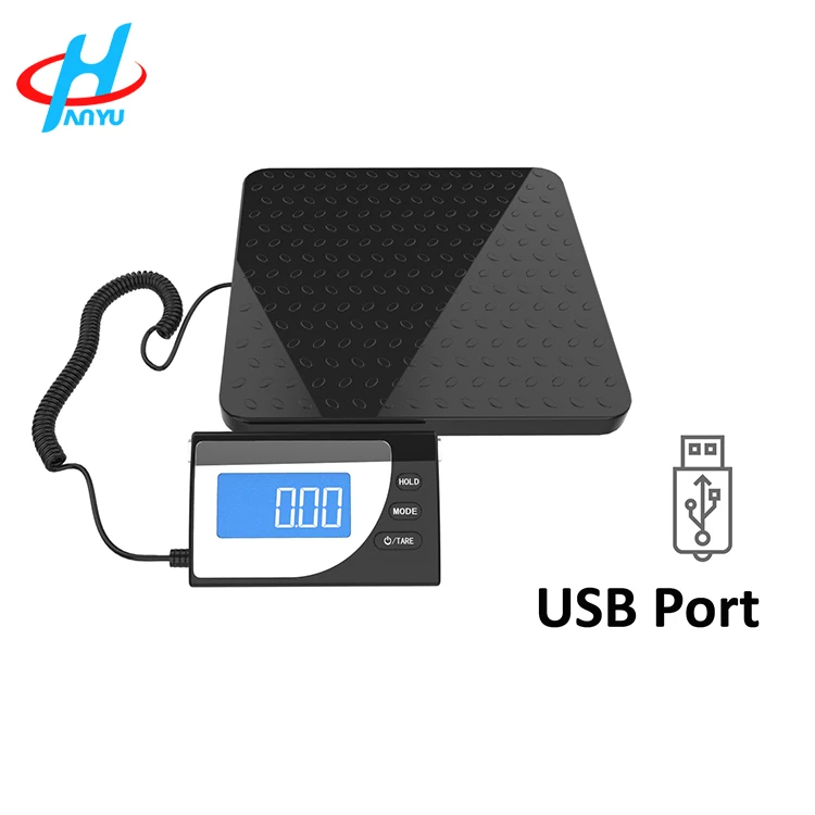 200kg Digital LCD Electronic Postal Scale ABS USPS Shipping Weight Scale with USB Customizable RoHS Certified 100kg 150kg Parcel