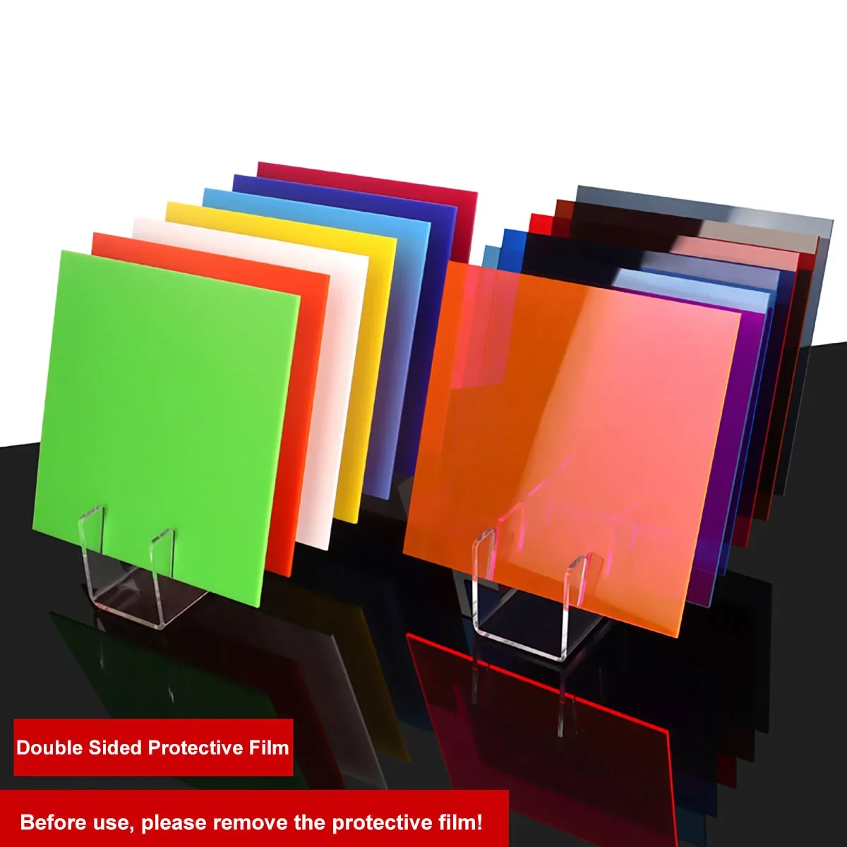 

1Pc Colorful Translucent Acrylic Board Colored Plastic Sheet 100x100-300x400mm DIY Building Model Craft Picture Frame Processing