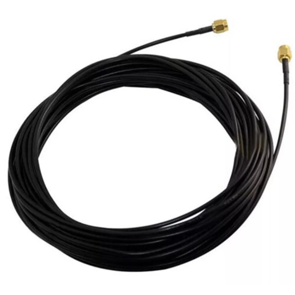 High Performance 10m RG174 Antenna Extension Cable featuring For SMA Male to For SMA Male Connectors for Easy Use