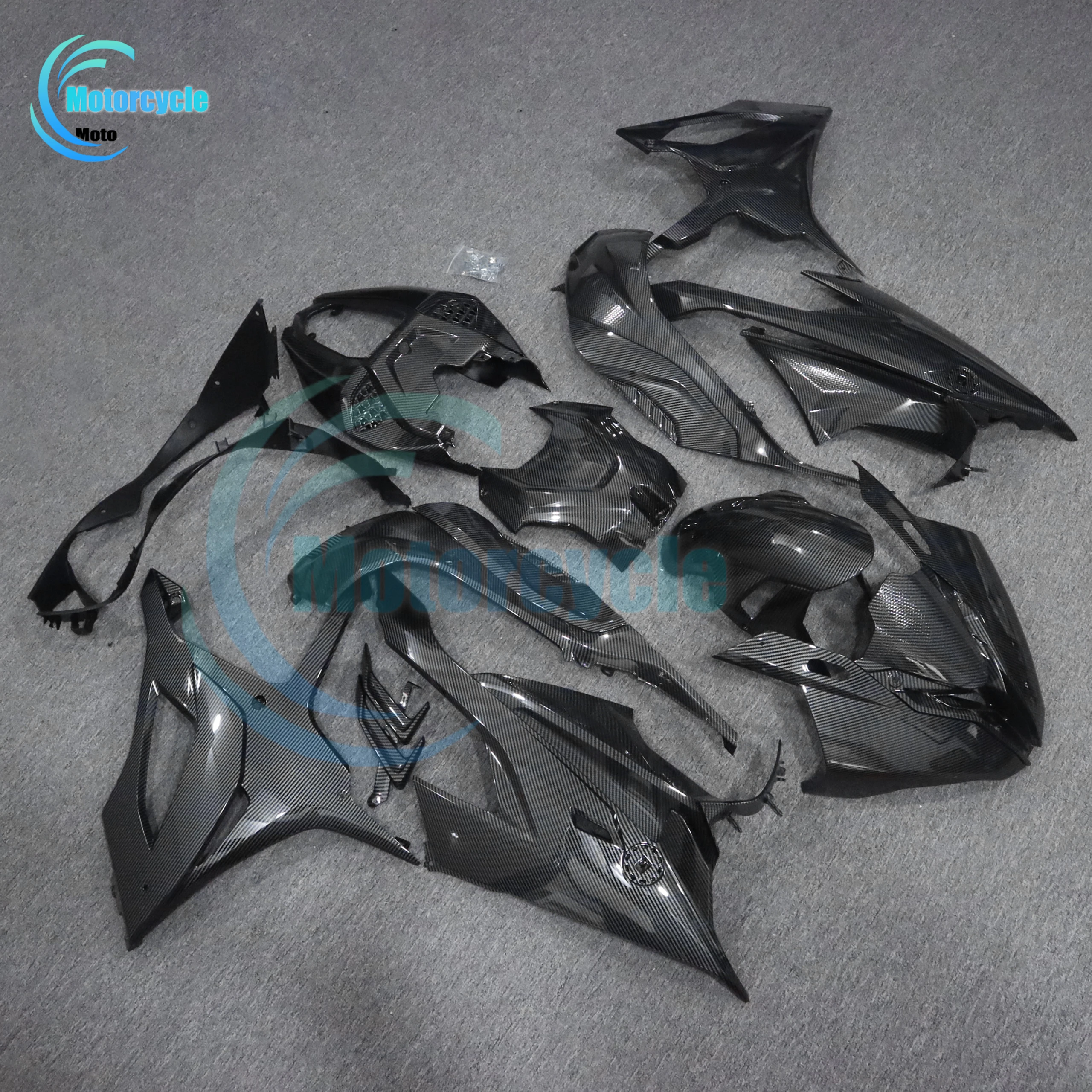 Full Motorcycle Fairing For BMW S1000RR 2019 - 2022 ABS Injection Support Customization Carbon Fiber Painted Look