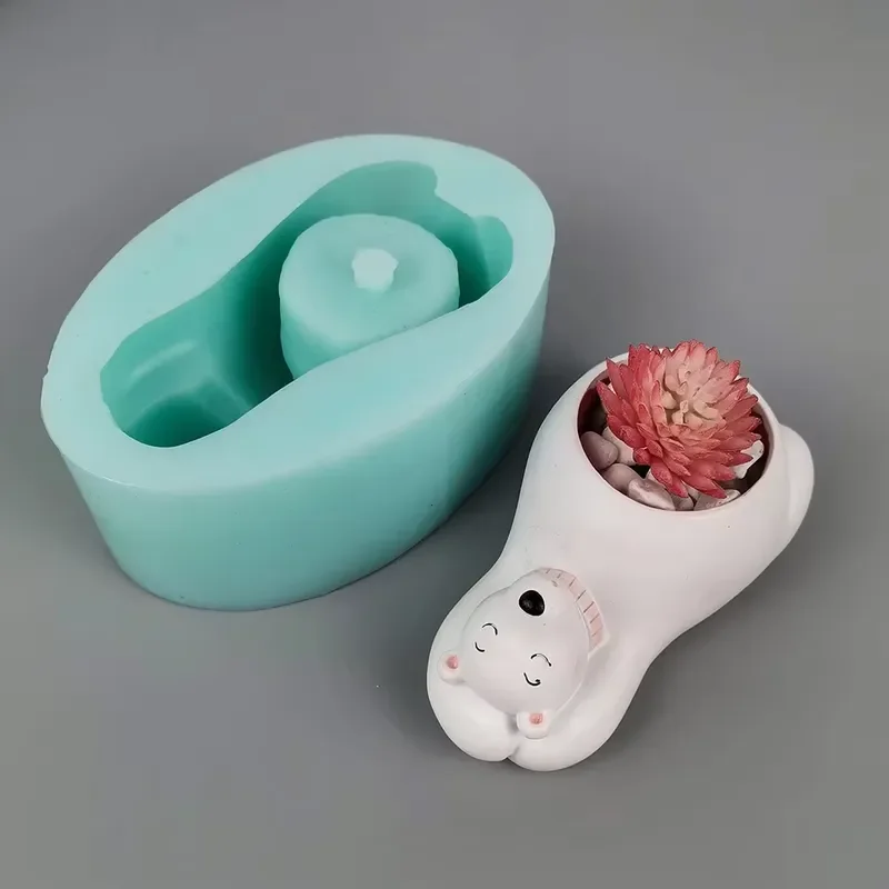 Animal Series Plant Potted Cement Concrete Gypsum Resin Flower Pot