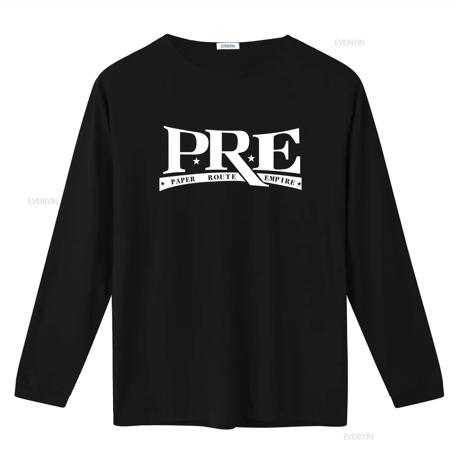 New Limited Paper Route Empire Hip Hop Music Rapper Logo Print T Shirt S 4Xl vintage Washed Breathable Stretched Soft fashion