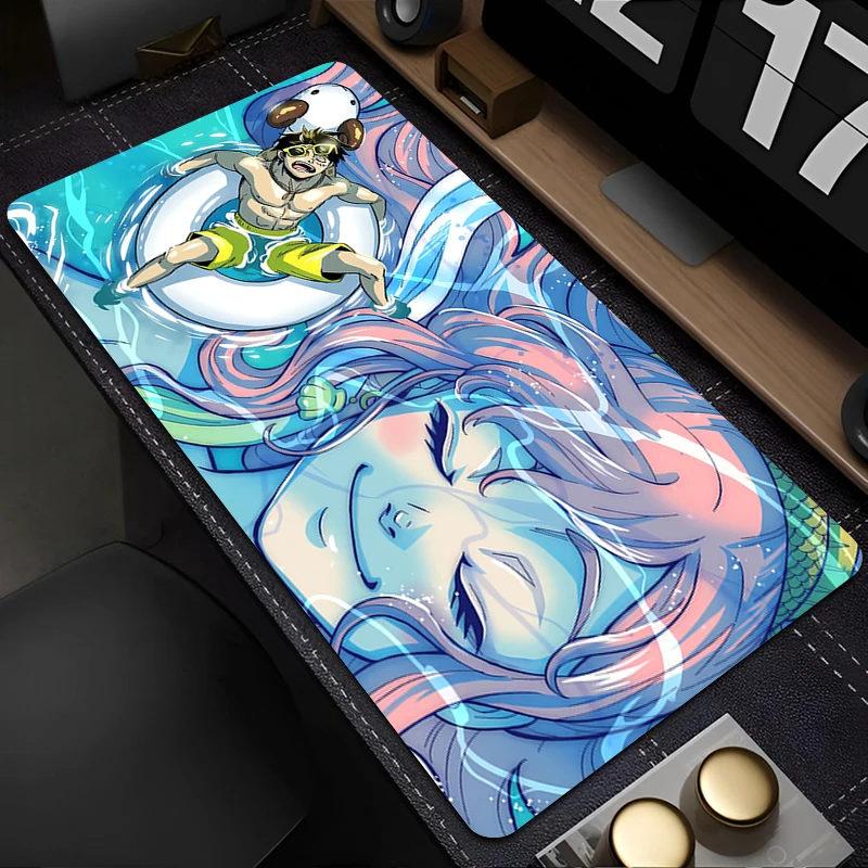 

Mouse Pad 90x40cm one piece luffy gaming accessories Computer keyboard Designed specifically for e-sports Gamer Cabinet Mousepad
