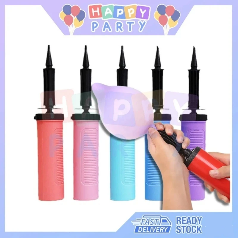 🎈 Bomba de Aire Manual para Globos, Inflador de Globos para Fiestas de Cumpleaños, Bomba de Mano Portátil, Inflador de Globos Manual