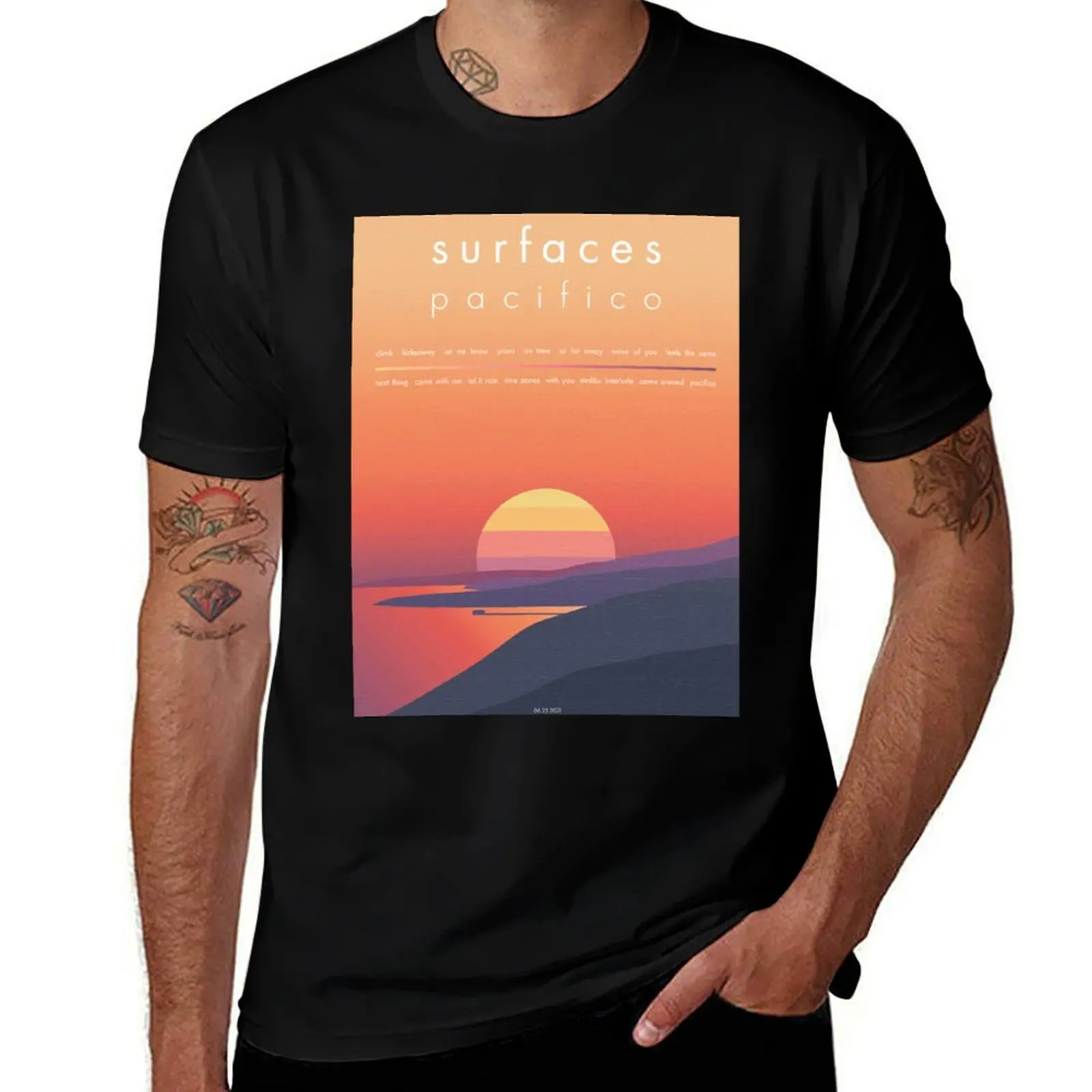 

T-Shirt high man T-Shirt essential Album Cover Surfaces shirts quality shirt t summer t Band Pacifico t shirt cotton (2021)