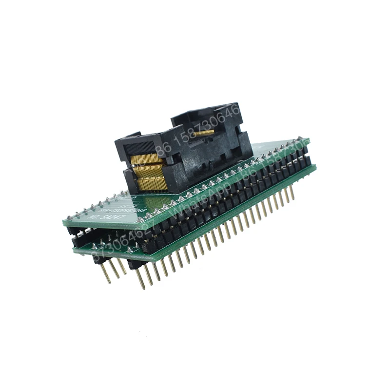 Adaptador TSOP48 a DIP48 de alta calidad, conector de prueba TSOP48 con paso de 0,5 mm para RT809F RT809H y para programador USB XELTEK