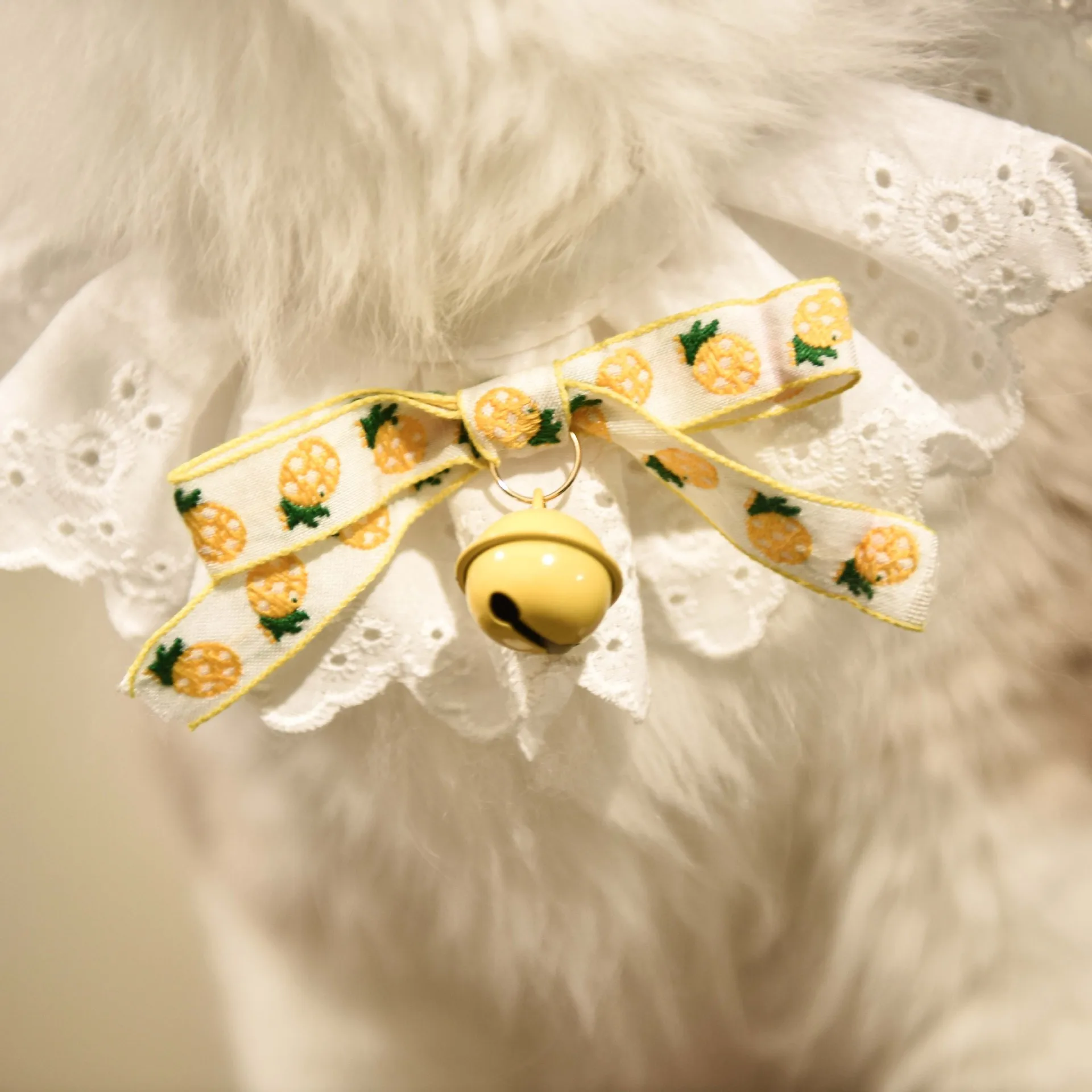 

Lace Multi Color Cat Scarf Kawaii Pet Cat Dog Triangular Bandage Cute Princess Style Comfortable Cotton Cat Accessories