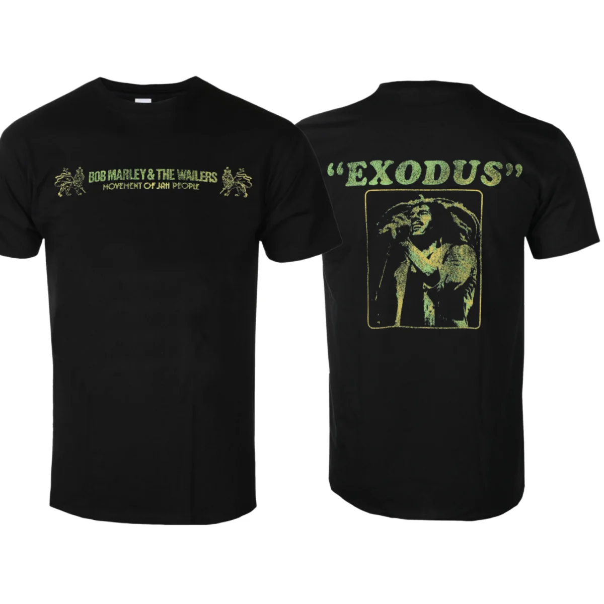 Bob Marley Exodus T-Shirt Unisex Reggae Music Graphic T-Shirt Vintage Jamaican Rasta Streetwear Top