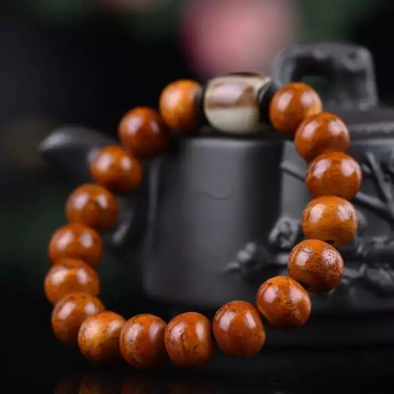 Good Natural Tibetan Old Ox Bone 108 Bracelets Yak Skull Buddha Beads Rosary Fujia World Shaped Bead Bracelet Men